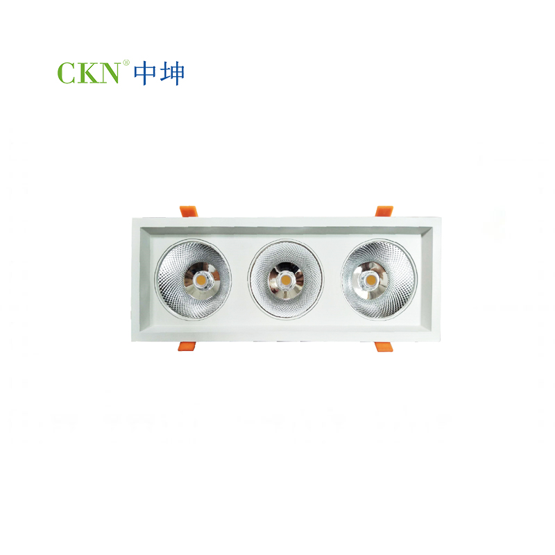 CKN-TC723 LED三头格栅灯90W/120W